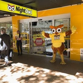 NIGHTOWL FLIES INTO BRISBANE CBD NIGHTOWL FLIES INTO BRISBANE CBD